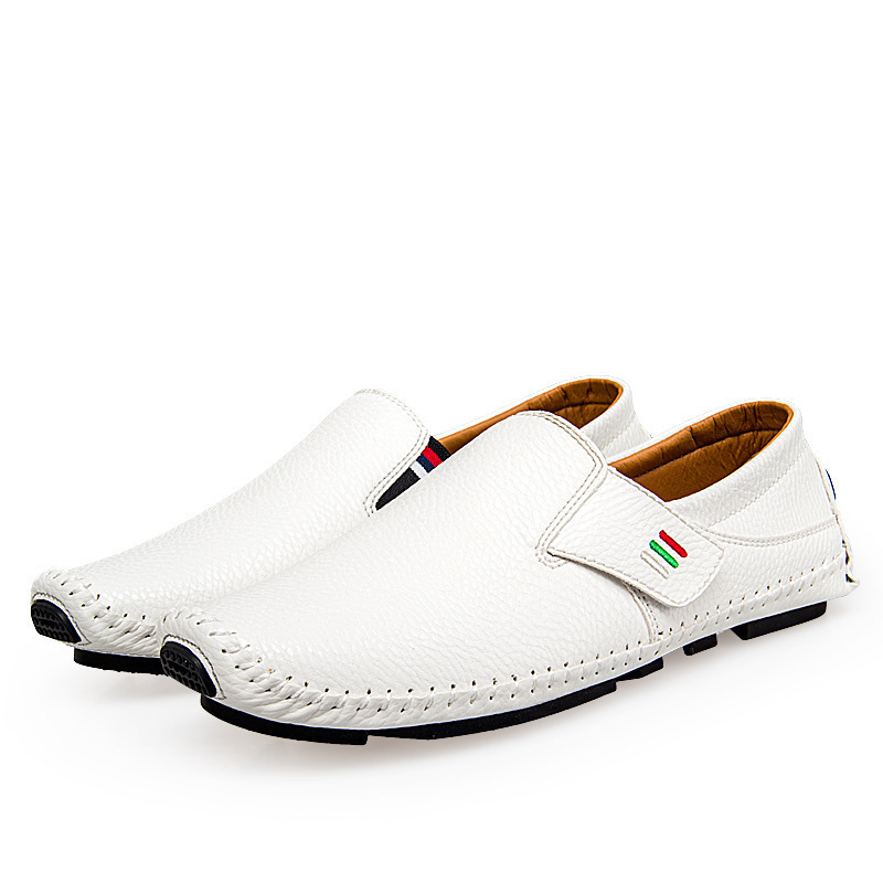 Peas shoes lazy leather shoes - Image 8